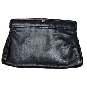 Vtg Palizzio Purse Mid Century Modern New York Handbag Clutch MCM City Leather